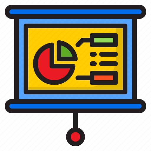 Chart, graph, present, presentation, report icon - Download on Iconfinder