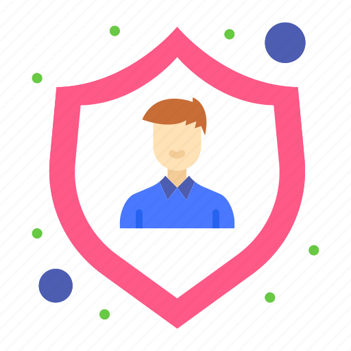 Employee, insurance, protection, shield icon - Download on Iconfinder