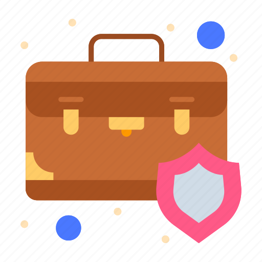 Bag, briefcase, case, insurance, protection, shield icon - Download on Iconfinder