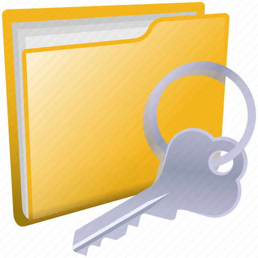 Archive, encrypted, folder, key, password, storage icon - Download on Iconfinder