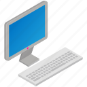business, computer, devices, keyboard, lcd, monitor, screen