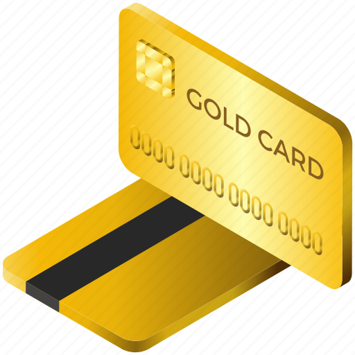 Atm card, card, credit card, debit card, gold, money, pay icon - Download on Iconfinder