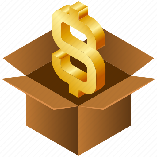 Box, business, carton, cash, dollar, money, saving icon - Download on Iconfinder