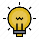 bulb, business, idea, lamp, set