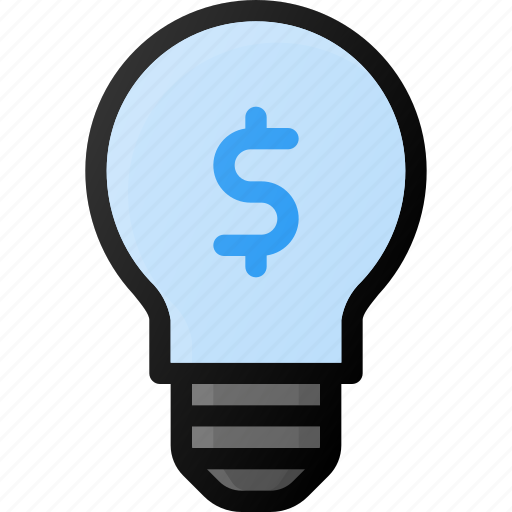 Bulb, idea, light, money icon - Download on Iconfinder