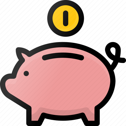 Bank, coin, finance, money, piggy, savings icon - Download on Iconfinder