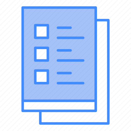 Agreement, business, check, documents, list icon - Download on Iconfinder