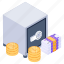 bank locker, safe box, money vault, digital locker, bank vault 