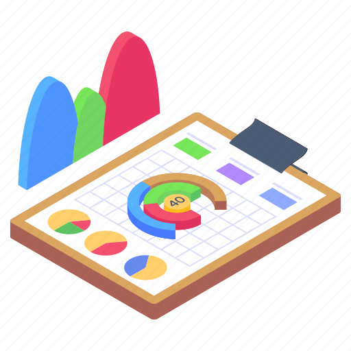 Data analytics, graph paper, business report, data report, statistics icon - Download on Iconfinder