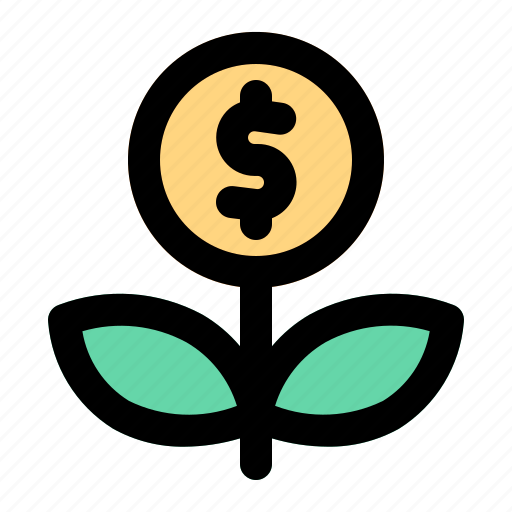 Earn, money, growth, growing, investment icon - Download on Iconfinder
