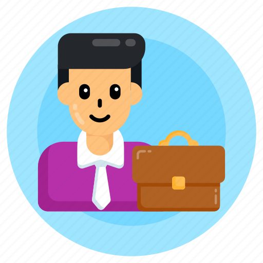 Worker, employee, working man, office employee, avatar icon - Download on Iconfinder