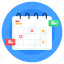 business calendar, business planner, yearbook, timetable, schedule 