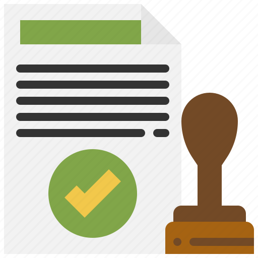 Business, approved, stamp icon - Download on Iconfinder