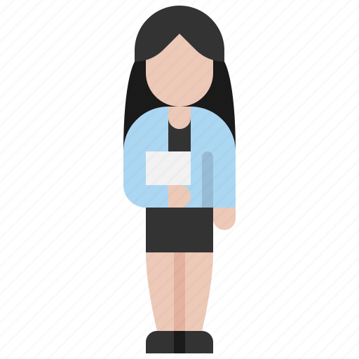 Business, businesswoman, work, manager icon - Download on Iconfinder