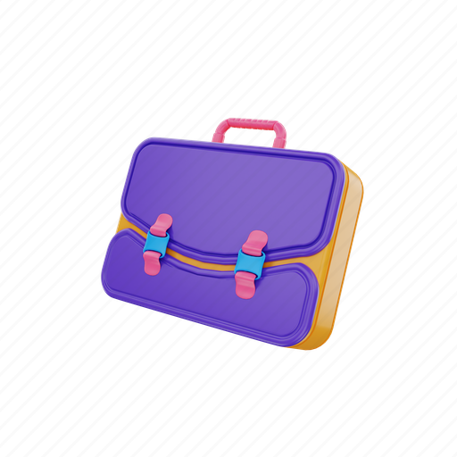.png, case, bag, briefcase, suitcase, business, illustration 3D illustration - Download on Iconfinder