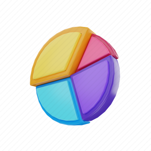 Chart, business, graph, data, pie, illustration, render 3D illustration - Download on Iconfinder