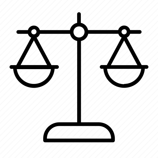 Scale, weight, balance, law, lawyer, justice, ruler icon - Download on Iconfinder