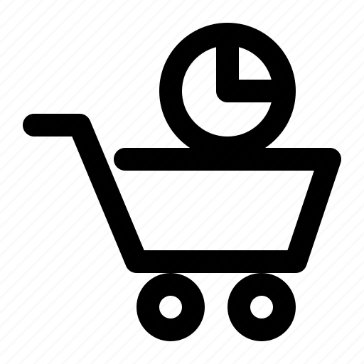 Market, share, portion, cart, percentage, business icon - Download on Iconfinder
