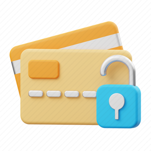 Secure, payment, card, business 3D illustration - Download on Iconfinder
