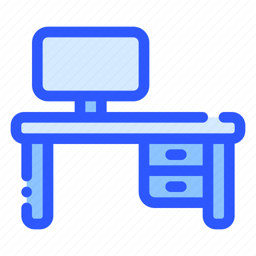 Desk, workspace, organization, environment, productivity icon - Download on Iconfinder