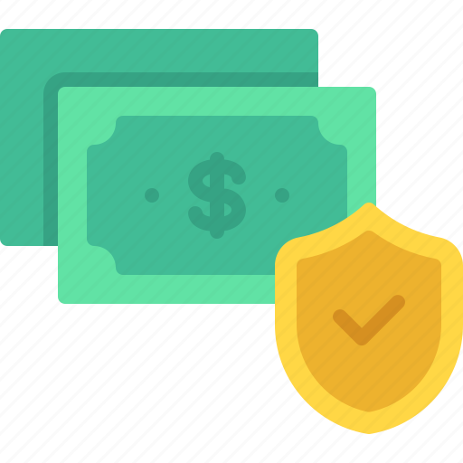 Money, payment, shield, protection, security icon - Download on Iconfinder