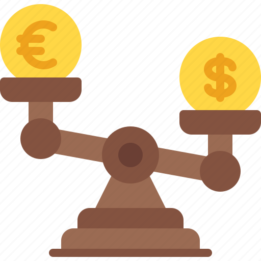 Scale, value, currency, euro, dollar icon - Download on Iconfinder
