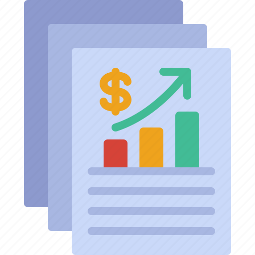 Stock, market, report, document, graph, statistics icon - Download on Iconfinder