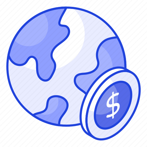 Global, economy, world, international, business, finance, dollar icon - Download on Iconfinder