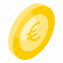 euro, coin, asset, wealth, saving, european, cash