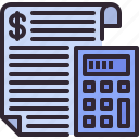 budget, calculator, money, document, finance