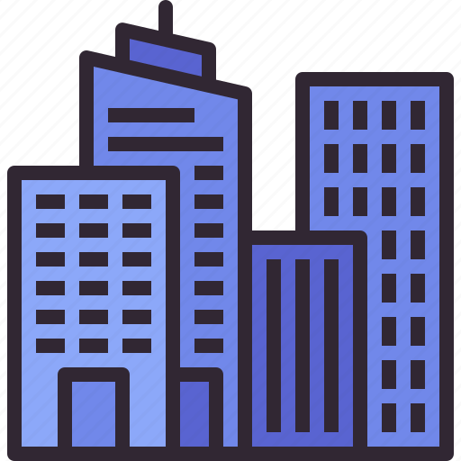 Building, apartment, city, urban, enterprise icon - Download on Iconfinder