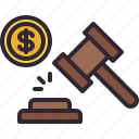 justice, auction, bid, law, hammer