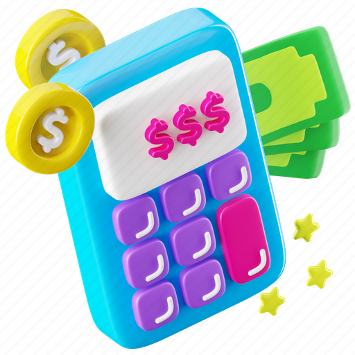 Calculator, accounting, calculation, math, mathematics, calculate, calculating 3D illustration - Download on Iconfinder