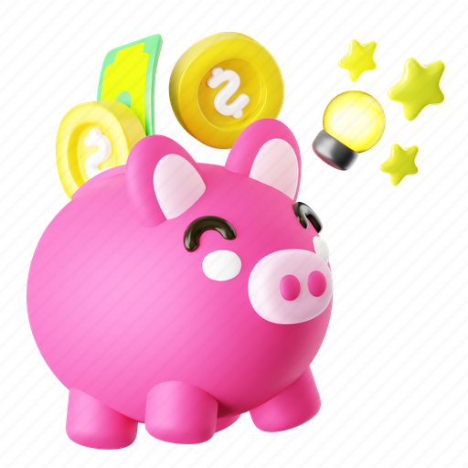 Piggy bank1, piggy bank, savings, bank, investment, piggy, saving 3D illustration - Download on Iconfinder