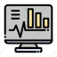 business, monitor, graph, chart, analysis, analytics, display 