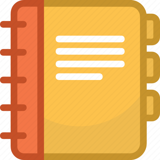 Diary, directory, jotter, memo, memo book icon - Download on Iconfinder