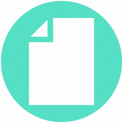 Document, file, note, page, paper, sheet, white paper icon - Download on Iconfinder