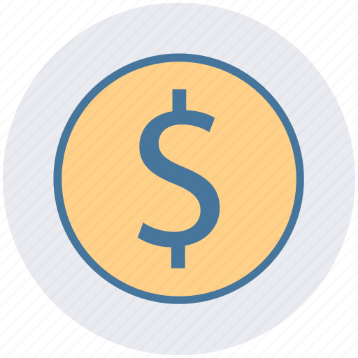 Coin, currency, dollar, dollar sign, finance, money icon - Download on Iconfinder