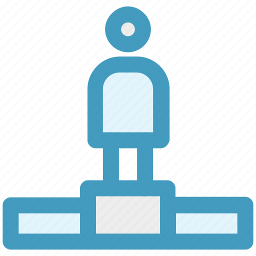 Award, business, first, man, place, winner icon - Download on Iconfinder