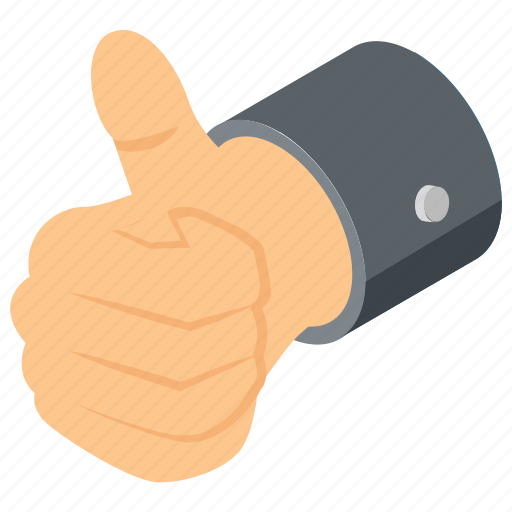Agreed, approved symbol, hand gesture, ok, thumb up icon - Download on Iconfinder
