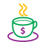 cup, coffee, money, tea 