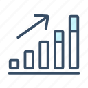 graph, increase, statistics, analysis, chart, growth, revenue