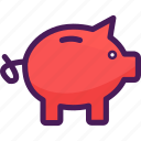 bank, money, piggy, saving