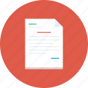 document, extension, file, format, paper icon