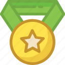 award, medal, reward, star medal, winner 