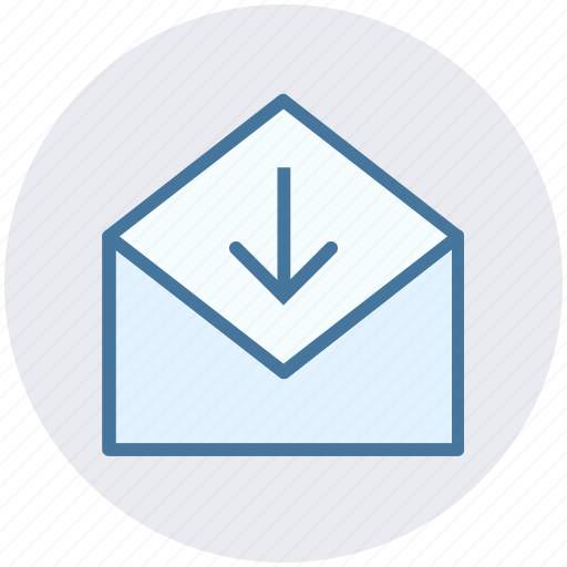 Envelope, letter, mail, message, open envelope, received icon - Download on Iconfinder