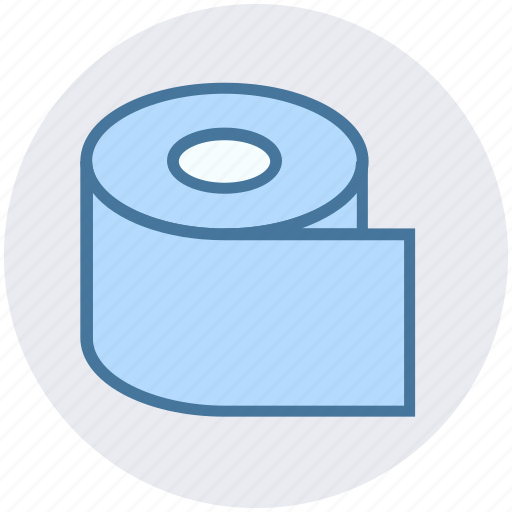 Paper, roll, tissue, tissue paper, tissue roll, toilet icon - Download on Iconfinder