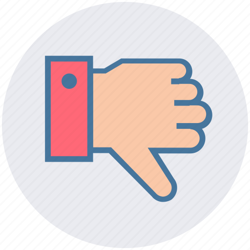 Dislike, down, hand, thumb, thumbs down, vote icon - Download on Iconfinder
