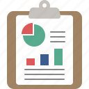 charts, clipboard, analysis, graph, report, business, chart