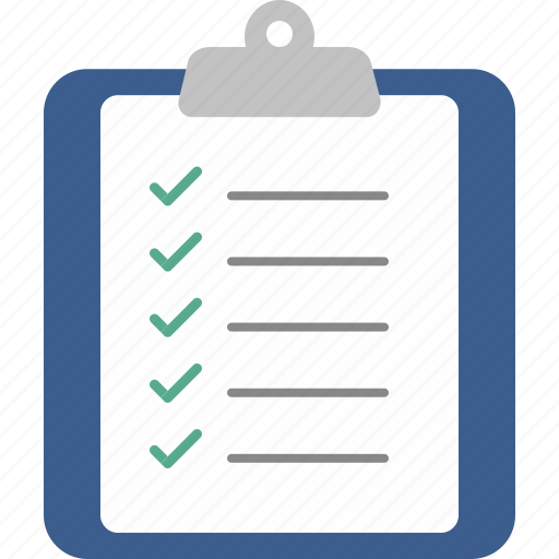 Checklist, clipboard, document, page, paper icon - Download on Iconfinder